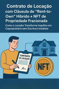 Imagem principal do artigo Contrato de Locação com Cláusula de "Rent-to-Own" Híbrido + NFT de Propriedade Fracionada